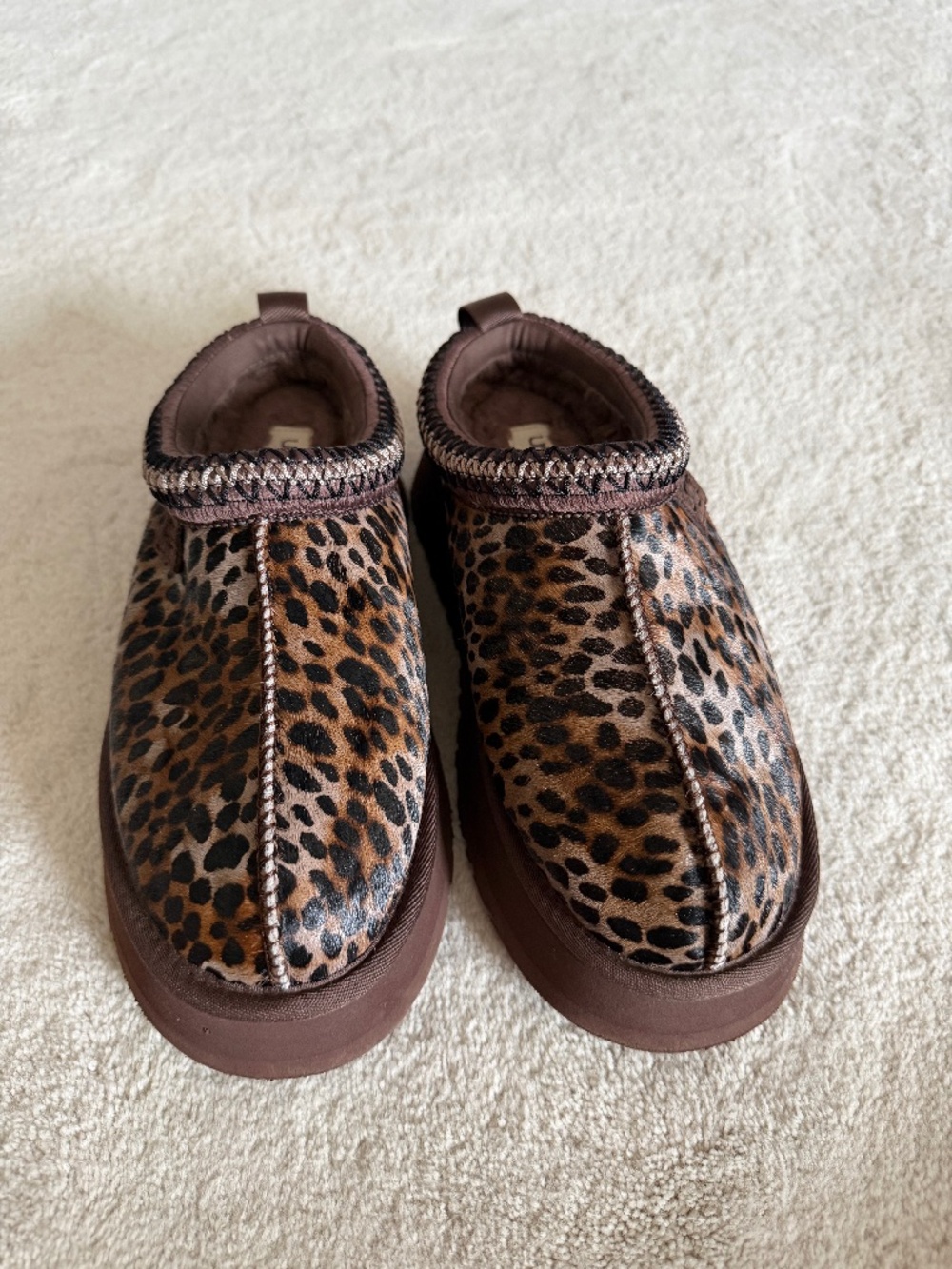Women's Brown Pony Hair Tazz Caspian Slippers